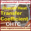 Overall heat transfer coefficient for shell and tube heat exchanger