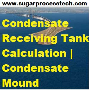 Condensate Receiving Tank Design Calculation | Condensate Mound | Condensate Receiving & Condensate Flash Recovery tank design