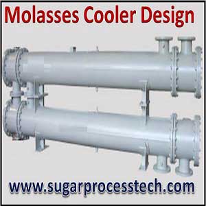 Molasses cooler design concepts and its water requirement calculation.